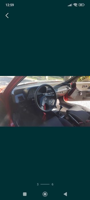 Honda civic vermelho