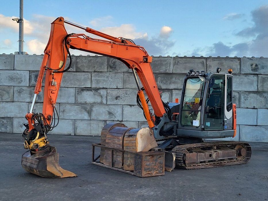 Hitachi ZX85 USB LC-3  Hitachi z głowicą Engcon kpl. łyżek