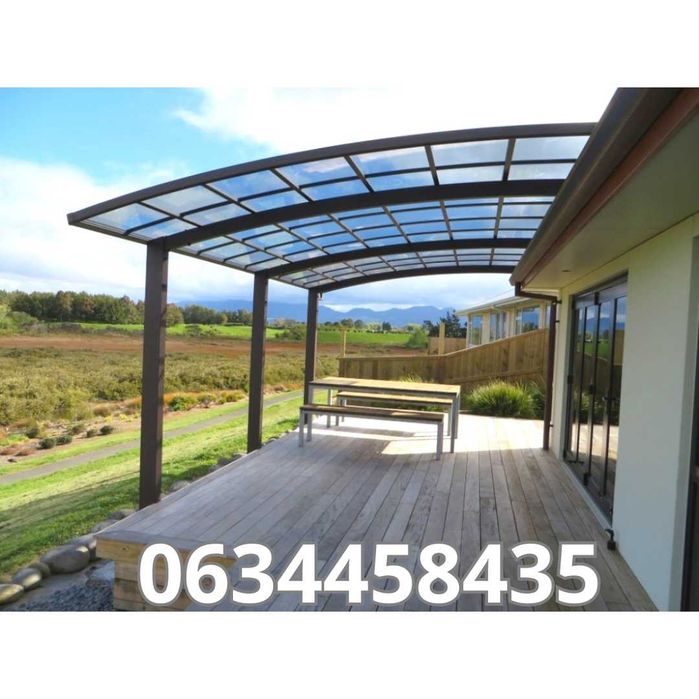 Навесы и Беседки для частного дома из поликарбоната