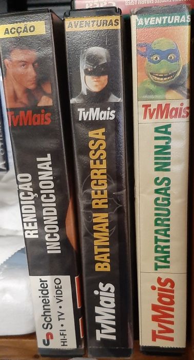 Cassetes gravadas VHS