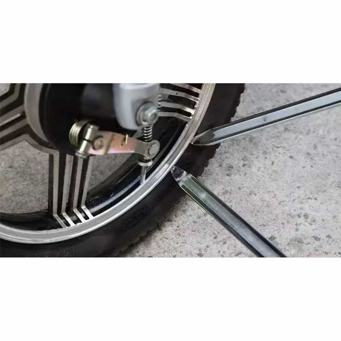 Kit chaves desmontagem pneu moto aço galvanizado
