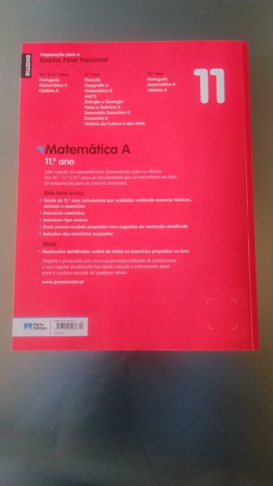 Livro Exame - Matemática A - 11 ano