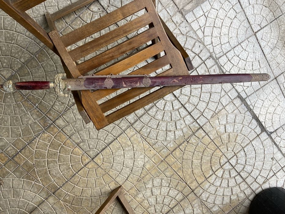 Espada ornamental chinesa - Longquan Dragão e Fênix Jian