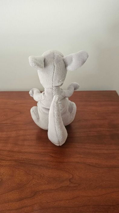 Boneco peluche canguru com bebé