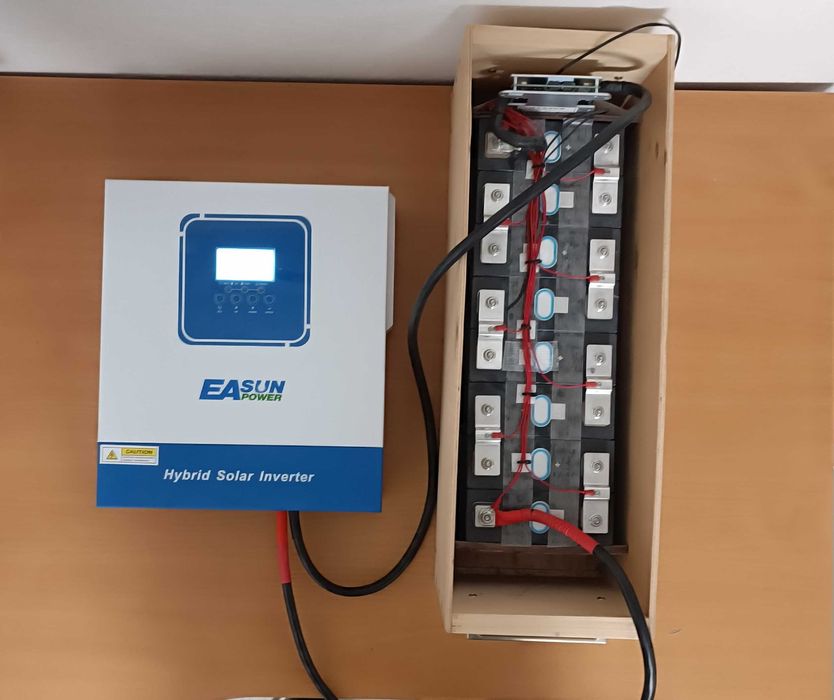 Комплект резервного живлення Easun 4 кВт 24V + LiFePO4 АКБ 100А