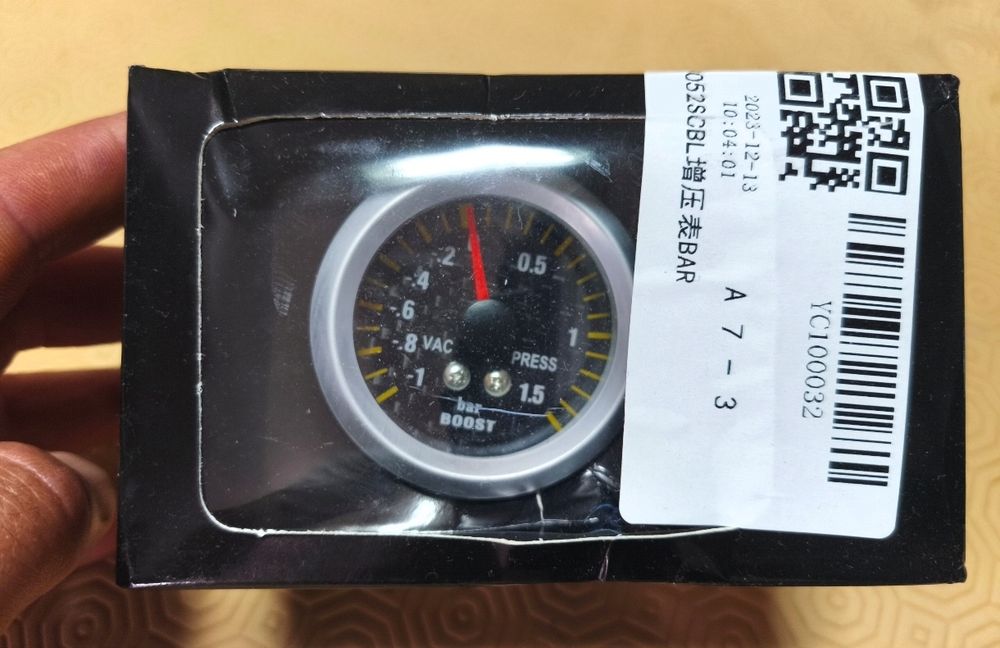 Manómetro turbo 52mm