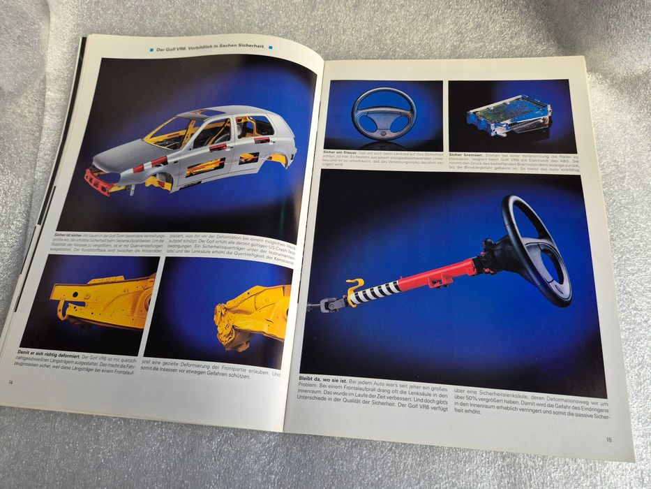 Prospekt VW Golf VR6 - 08/1992 ! ! !
