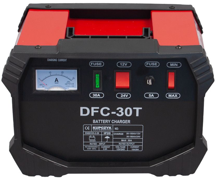 Prostownik do Ładowania 12v / 24v DFC-30T Kupczyk
