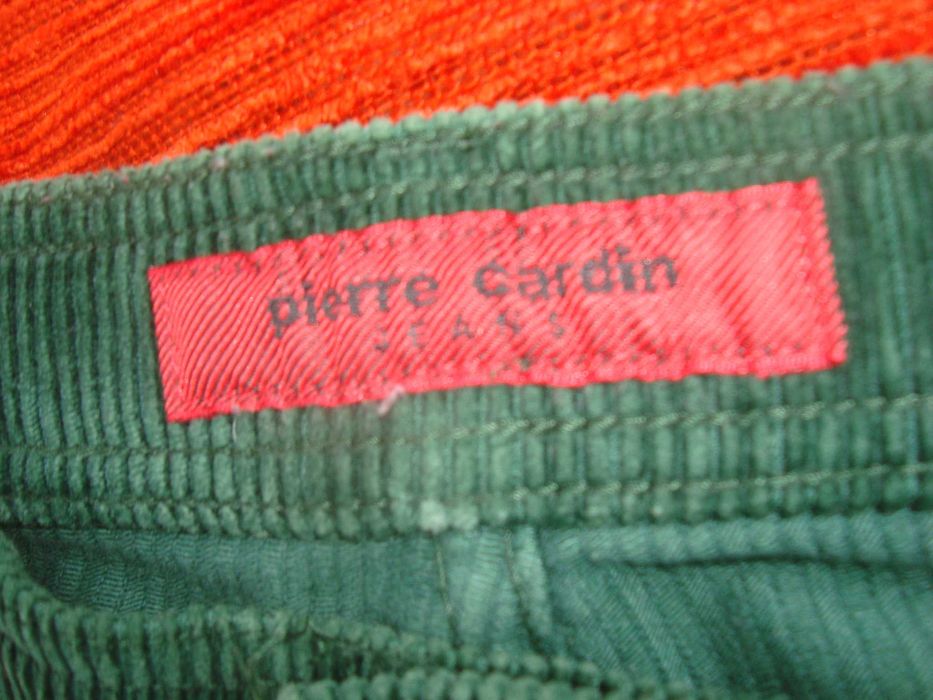 spodnie Pierre Cardin roz M- 34/30-sztruksy Super