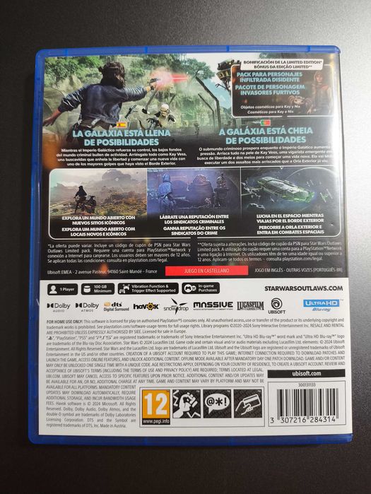 Star Wars Outlaws PS5