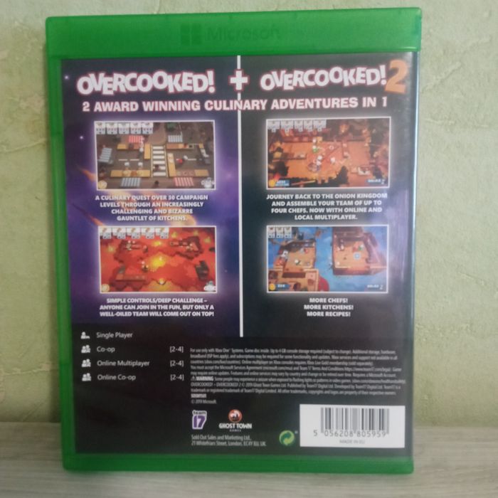 Komplet Overcooked + Overcooked 2 na Xbox One