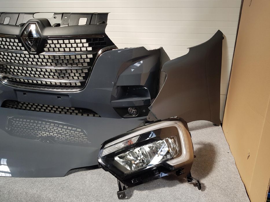 Zderzak Maska Błotniki Lampy Przednie Renault Master Iv