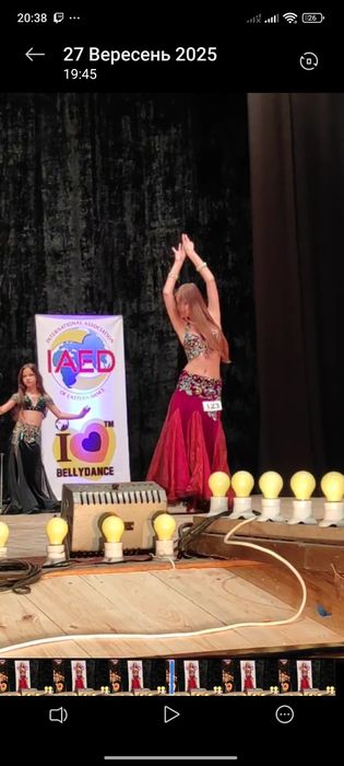 Костюм для східних танців межансе