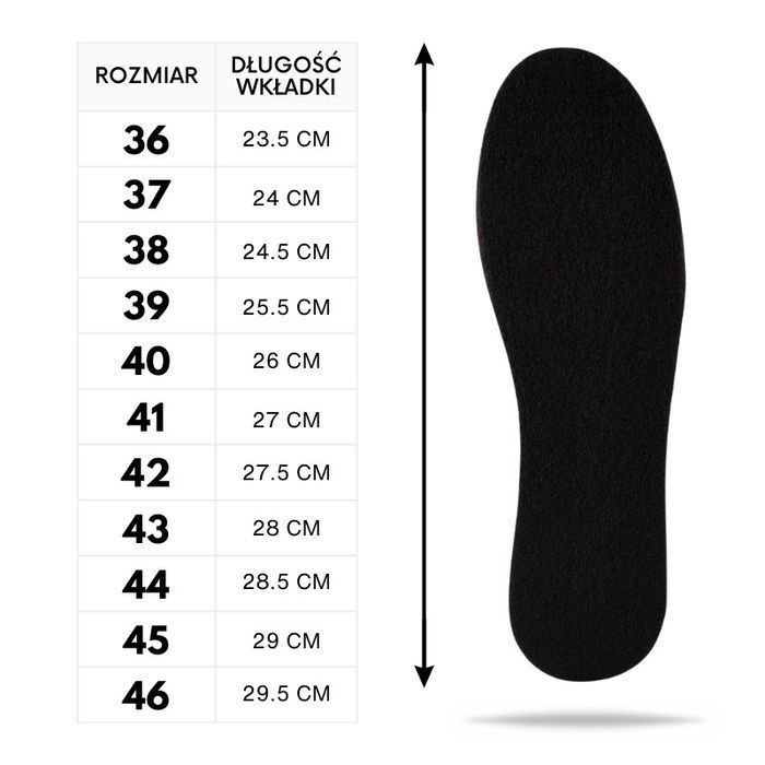 R. 46  - Wkładki podgumowane Rubber Double Black Paolo Peruzzi 12W46