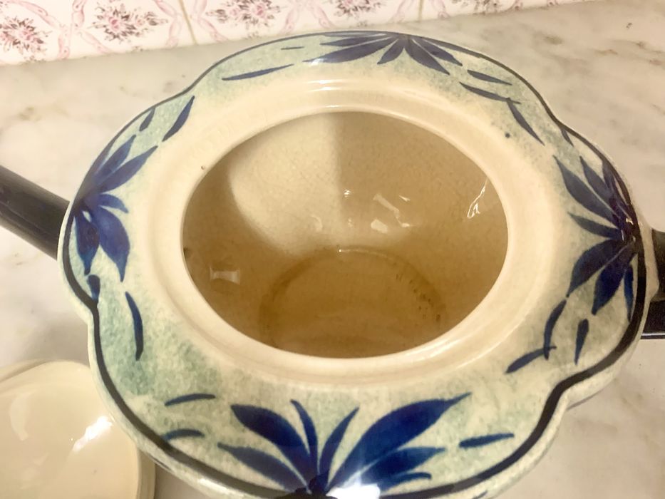 Grande bule Em faiança português Gilman & Ctª - Sacavém