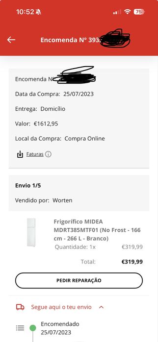Frigorifico Midea
