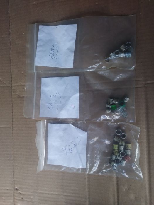 Obraczki dla golebi stare