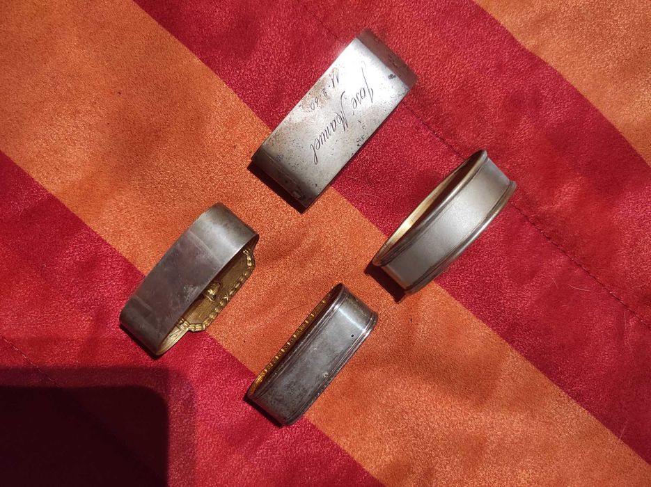 Argolas de Guardanapo em Prata – Diferentes Modelos