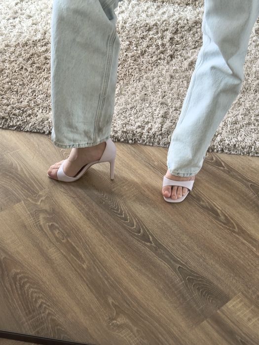 Туфли на шпильке лавандовые размер 40