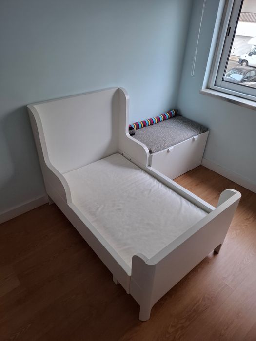 Cama Criança Ikea Extensivel com colchão