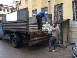 Вывоз мусора хлам бытовой Одесса. дворы дачи участки ,камаз 10т зил