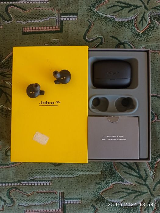 Навушники для I phone...Jabra elite active 65t black б/у