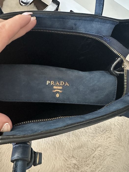 Torebka torba prada milano suede