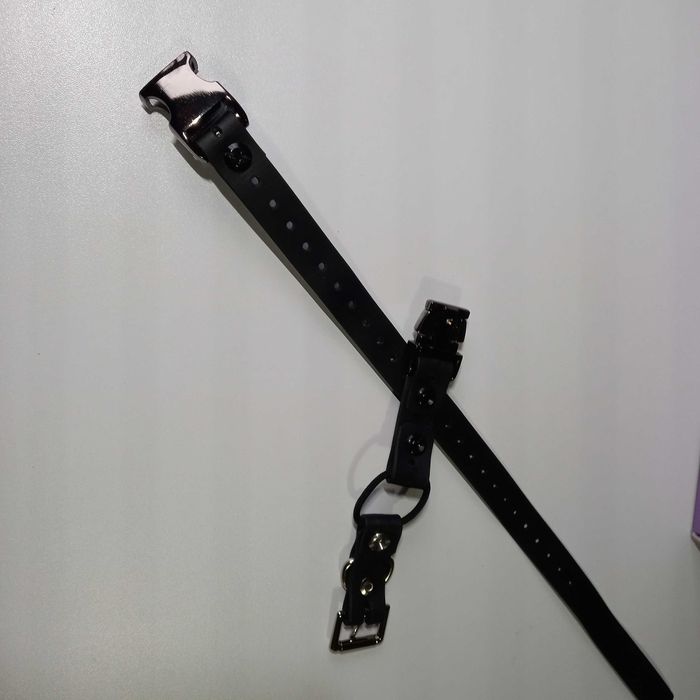 obroża dla psa 2w1 Obroża Bungee z BioThane® pasek do E-collar Usa