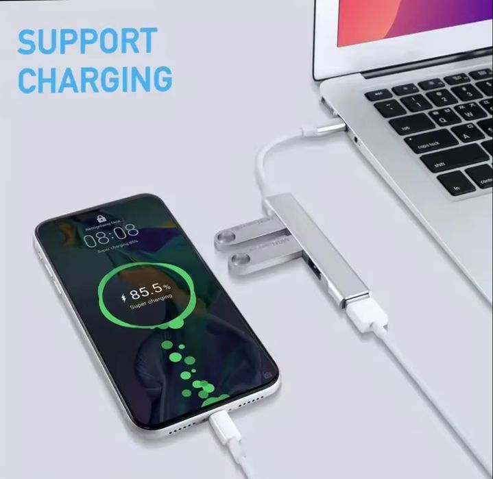 USB  HUB  розгалуджувач на 4 USB концентратор