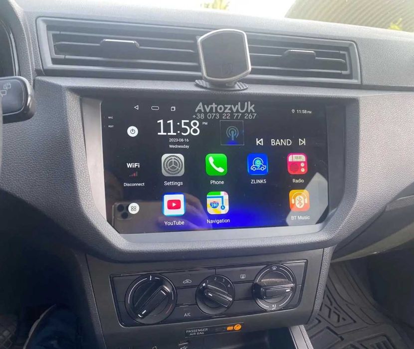 Магнитола LEON Seat ALTEA IBIZA ATECA Сеат Леон Алтеа CarPlay Android