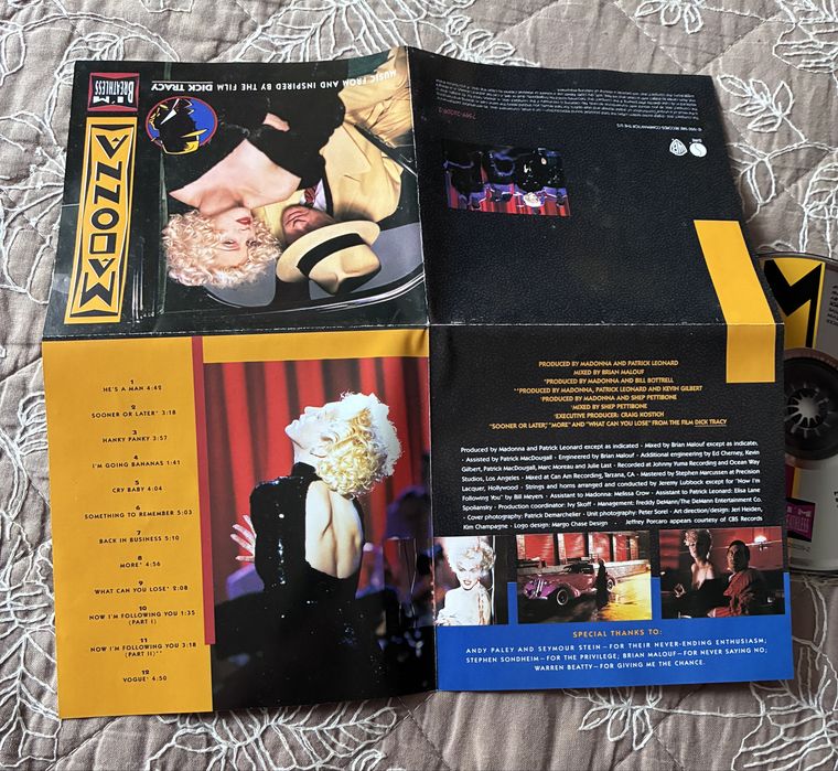 CD Madonna BSO Dick Tracy 1990