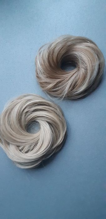 Пучок  волос на резинке (заколка)