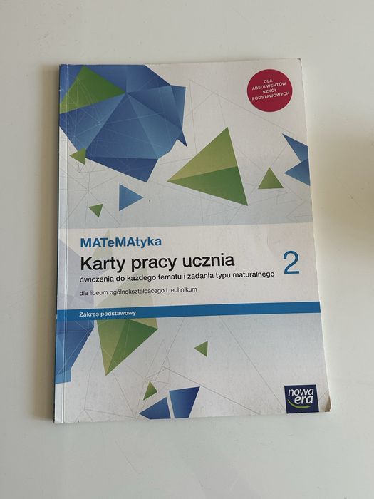 Karty pracy Matematyka 2 zakres podstawowy nowa era