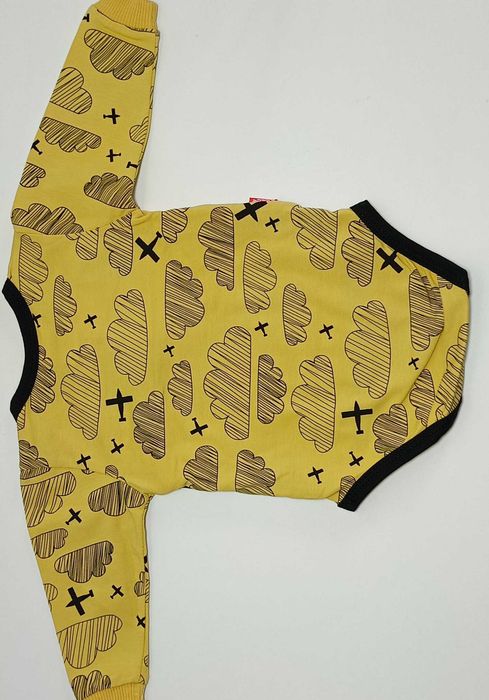 BEXA Body z długim rękawem  SAMOLOTY roz 62 cm