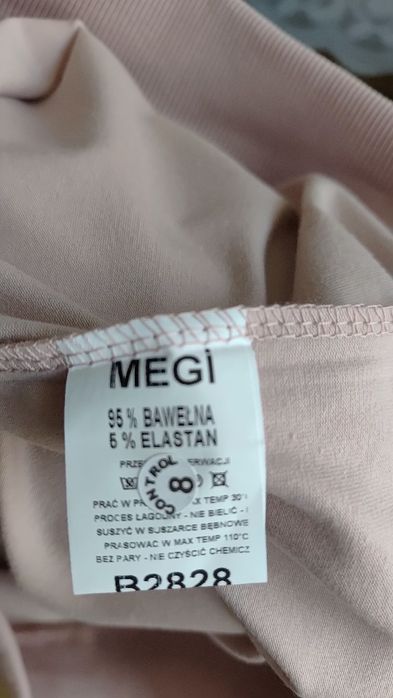 Bluza megi 3/4rękaw brudny róż