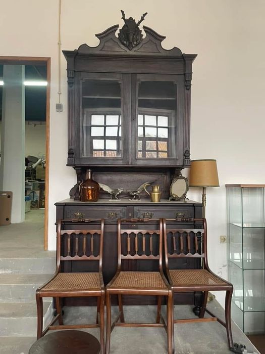 Antigo Movel de Madeira Veado