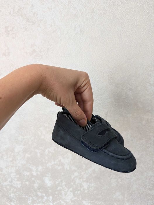 Дитячі пінетки мокасини на хлопчика Next baby,18-24 см. Можна на рочок