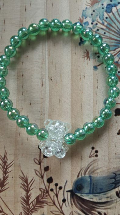 Przepiękna bransoletka z misiem