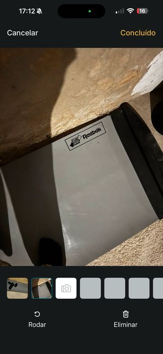 Reebok tapete deslizante de exercício