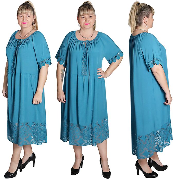 SUKIENKA BOHO Z WIĄZANIEM roz.uniwersalny pasuje od 52 do 56