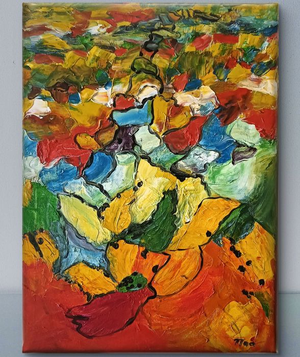 Obrazy olejne rękodzieło