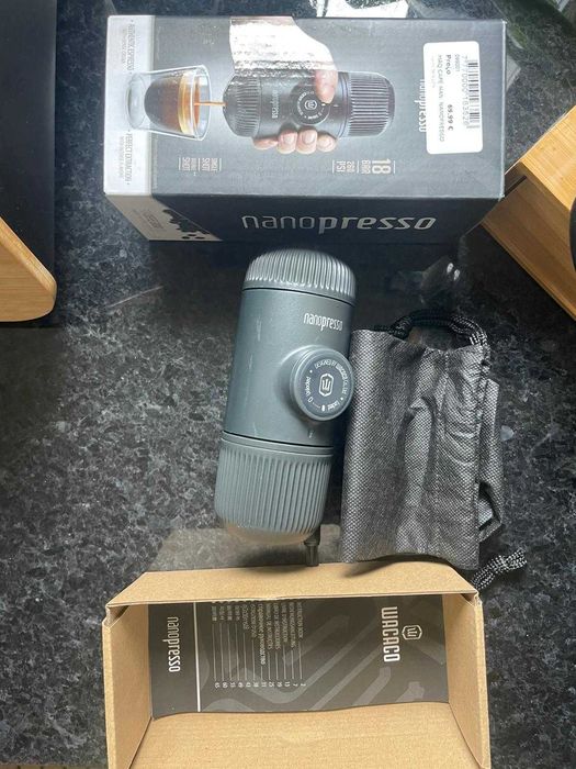 Maquina de café portátil Nanopresso