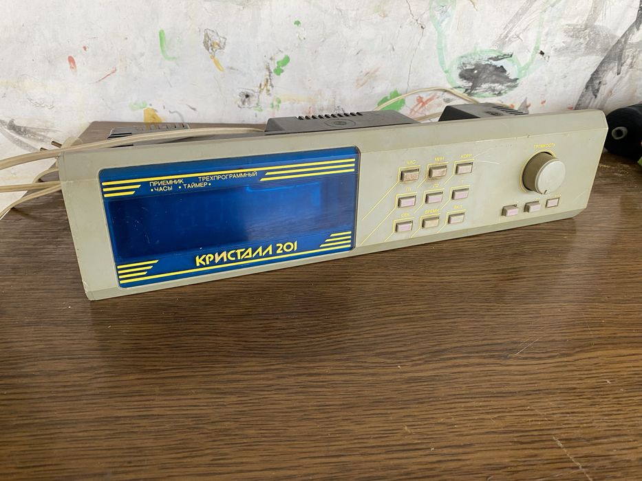 Кристалл 201 СССР, 1980- е  не рабочий !