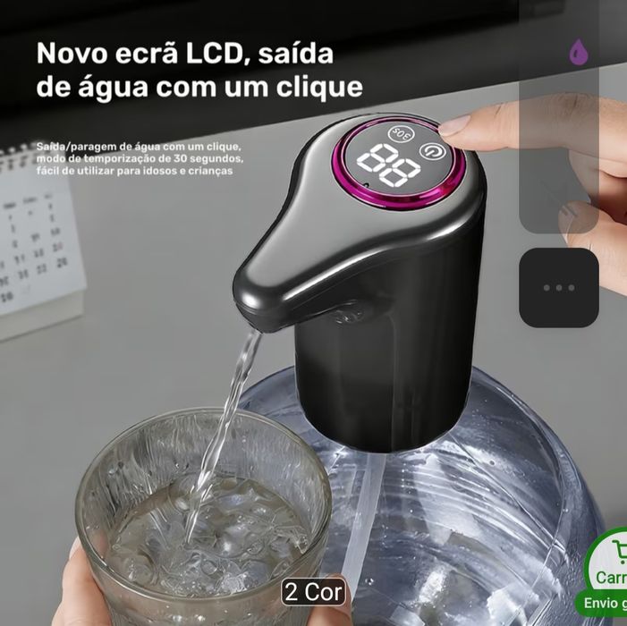 0. URGENTE Bomba de água elétrica com bateria (nova)