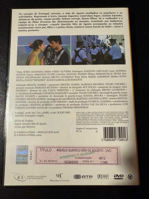 DVD "Aquele querido mês de Agosto"