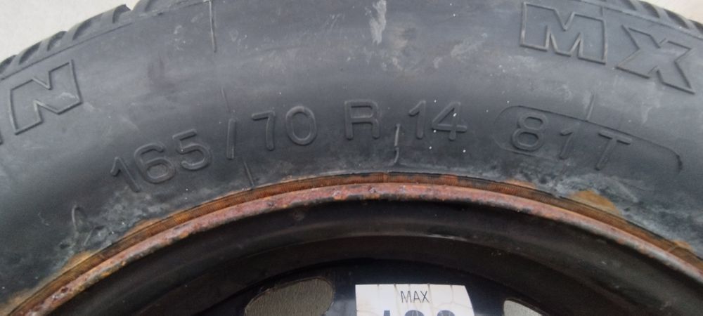 Roda suplente pneu 165/70r14