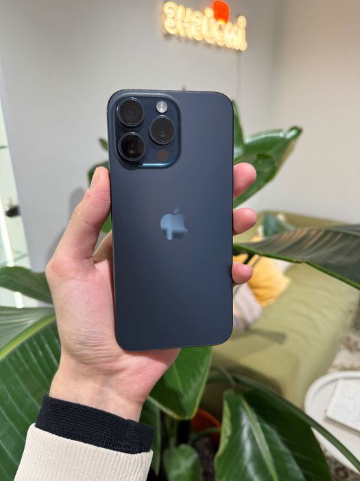 iPhone 15 Pro Max 256 Gb Blue Titanium•Neverlock•АКБ 100%•Гарантія