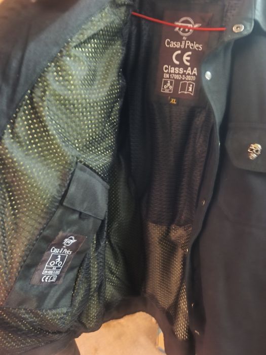 Casaco mota estilo camisa