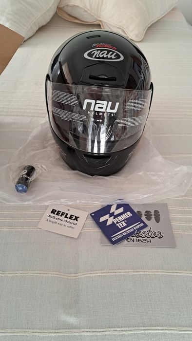 Capacete Nau xs Black Rider (novo)