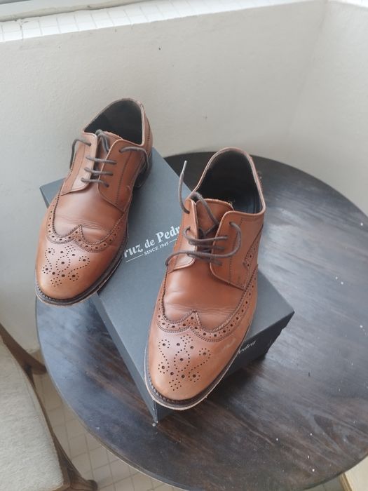 Sapatos em pele de cordão muito bom estado